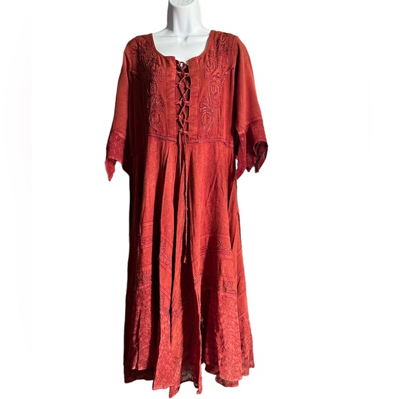 Lapogee Dresses & Skirts - S/M.  Gypsy Boho StyleDress by Lapogee.  AW03.   CL/GR.